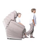 Electric Quad Motor Lift Chair - Soft Touch Fabric