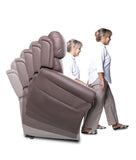 Electric Quad Motor Lift Chair - Soft Touch Fabric